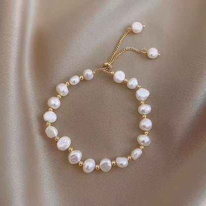 Baroque Pearl Adjustable Bracelet for Women