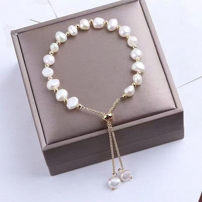 Baroque Pearl Adjustable Bracelet for Women