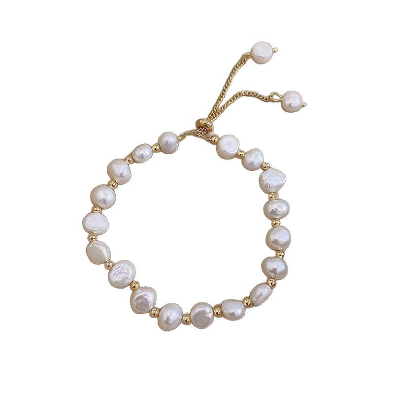 Baroque Pearl Adjustable Bracelet for Women