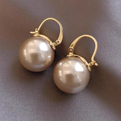 Minimalist Imitation Pearl Drop Earrings